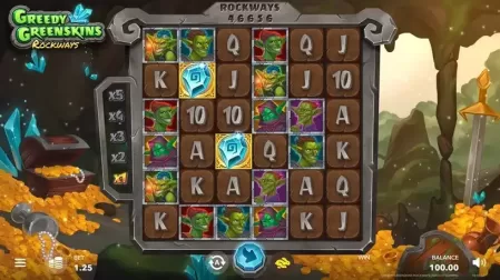 Greedy Greenskins Rockways slot screenshot 1
