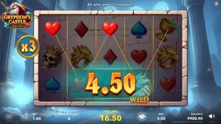 Gryphon`s Castle Deluxe slot screenshot 4