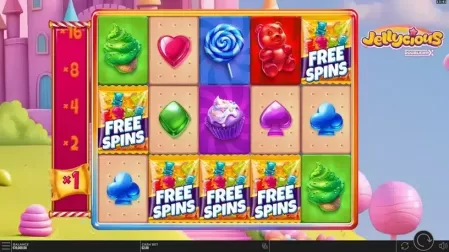 Jellycious DoubleMax slot screenshot 2