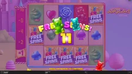 Jellycious DoubleMax slot screenshot 3