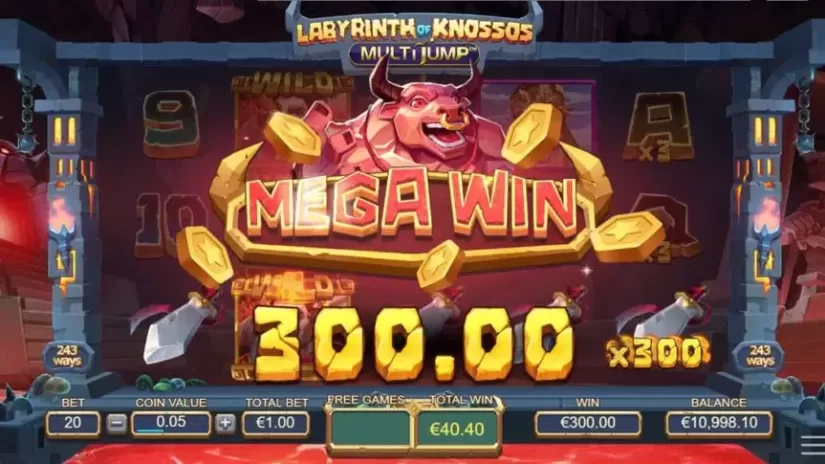 Labyrinth of Knossos Multijump slot screenshot 
