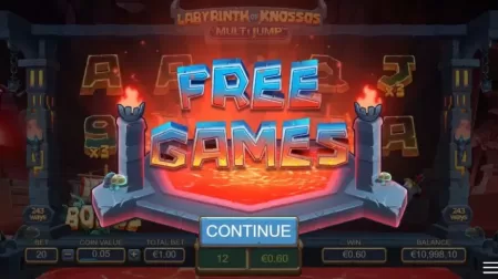 Labyrinth of Knossos Multijump slot screenshot 4