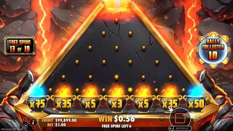 Lava Balls slot screenshot 5