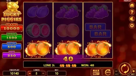 Lucky Piggies slot screenshot 4