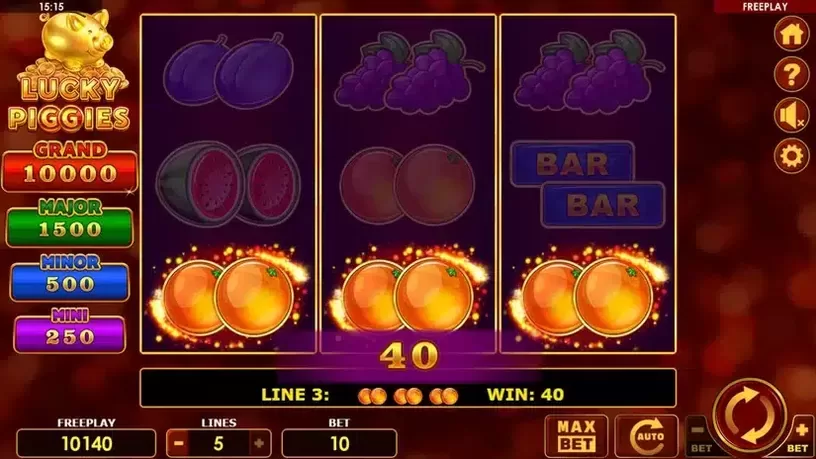 Lucky Piggies slot screenshot 4