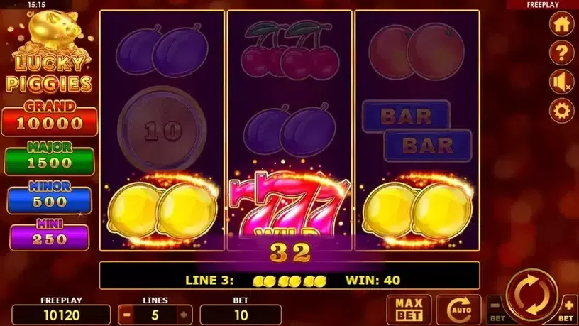 Lucky Piggies slot screenshot 3
