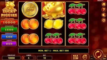 Lucky Piggies slot screenshot 1