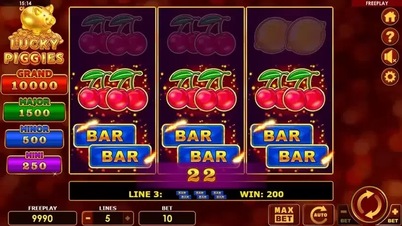 Lucky Piggies slot screenshot 2
