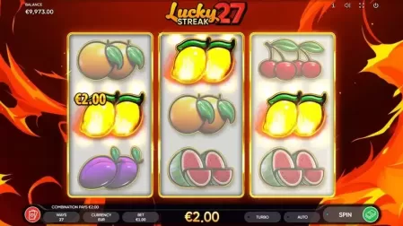 Lucky Streak 27 slot screenshot 2