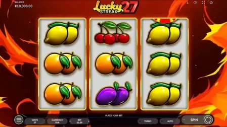 Lucky Streak 27 slot screenshot 1