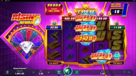 Rising Rewards slot screenshot 3