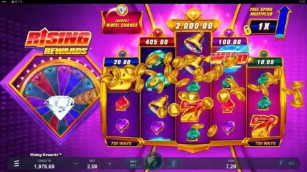 Rising Rewards slot screenshot 2