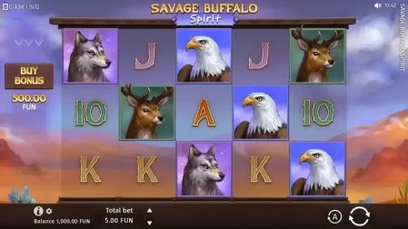 Savage Buffalo Spirit slot screenshot 1