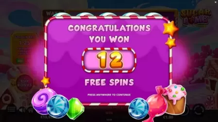 Sugar Bomb MultiBoost slot screenshot 3