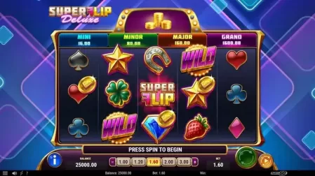 Super Flip Deluxe slot screenshot 1