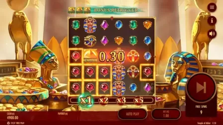 Temple of Akhet slot screenshot 3