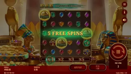 Temple of Akhet slot screenshot 4