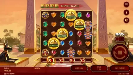 Temple of Akhet slot screenshot 2