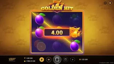 777 Golden Hit slot screenshot 3