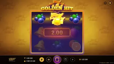777 Golden Hit slot screenshot 4