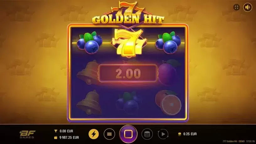 777 Golden Hit slot screenshot 4