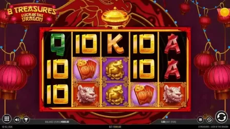 8 Treasures: Luck of the Dragon slot screenshot 1