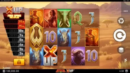 Africa X Up slot screenshot 1