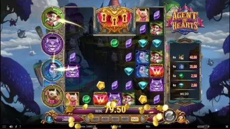 Agent of Hearts slot screenshot 2