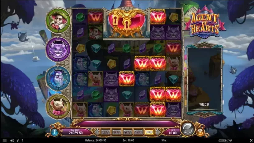 Agent of Hearts slot screenshot 4