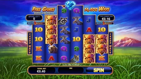 Buffalo Blitz II slot screenshot 2