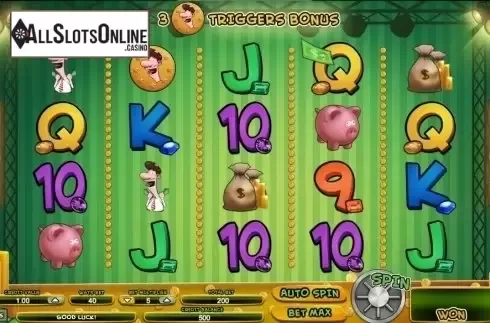 Game Workflow screen . Cash Grab 2 from TOP TREND GAMING