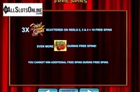 Paytable 2. Cherries Gone Wild from Microgaming