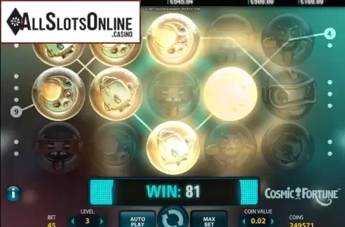 Screen2. Cosmic Fortune from NetEnt