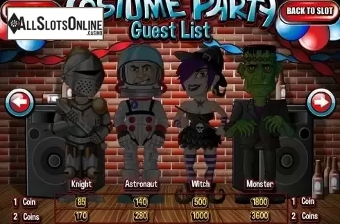 Screen3. Costume Party from Rival Gaming