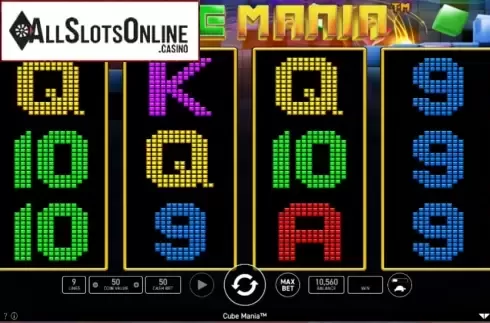 Reel Screen. Cube Mania from Wazdan