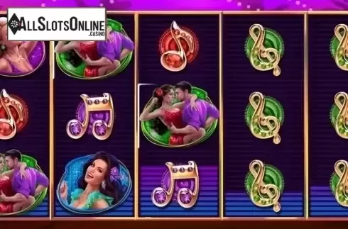 Game Workflow screen. Dancing Reels Salsa from IGT