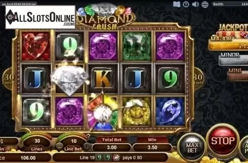 Win Screen. Diamond Crush from SimplePlay