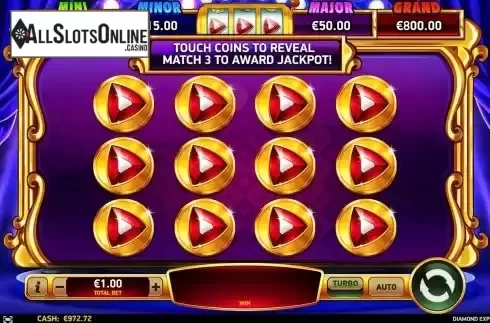 Bonus Game Pick Object Screen