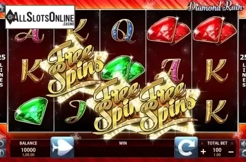 Free Spins. Diamond Rain from FUGA Gaming