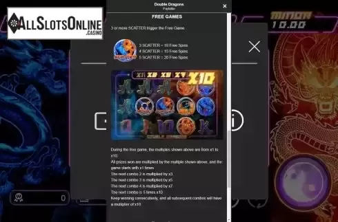 Free Games screen