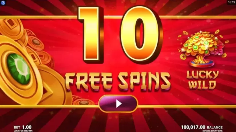 Double Lucky Line slot screenshot 3