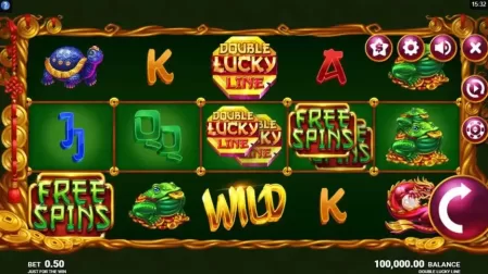 Double Lucky Line slot screenshot 1
