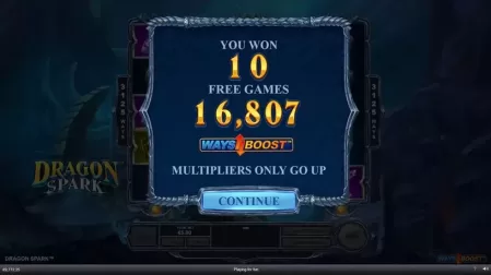 Dragon Spark slot screenshot 3