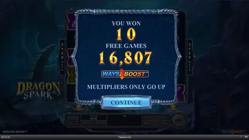 Dragon Spark slot screenshot 3