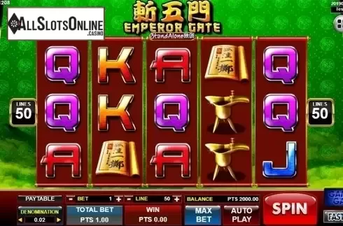 Reels screen. Emperor Gate SA from Spadegaming