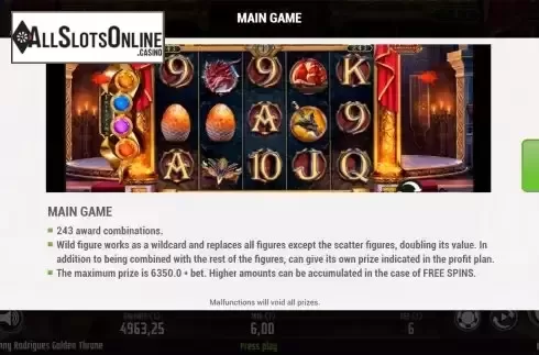 Main game screen