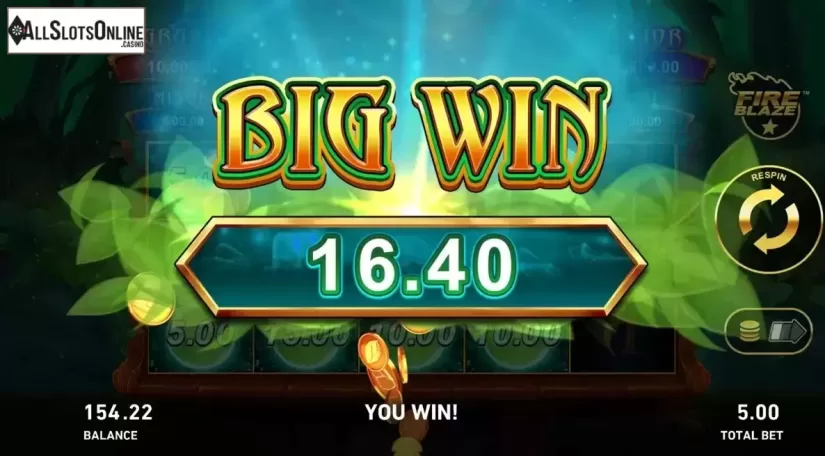 Big Win screen
