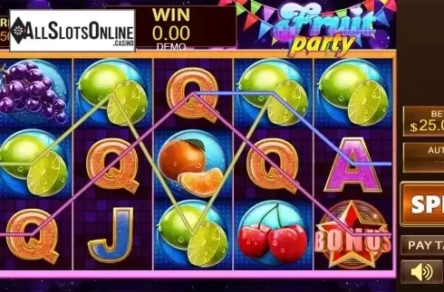 Game workflow . Fruit Party (PlayStar) from PlayStar