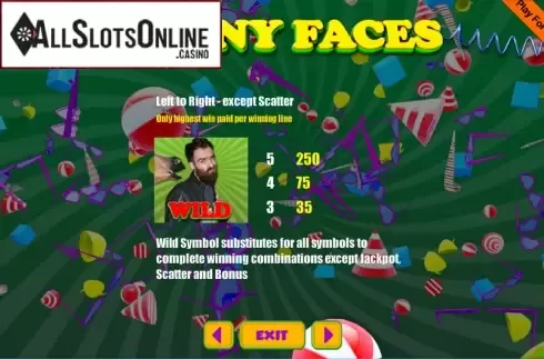 Screen5. Funny Faces (9)  from Portomaso Gaming