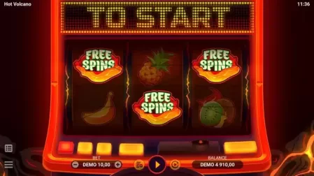 Hot Volcano slot screenshot 5